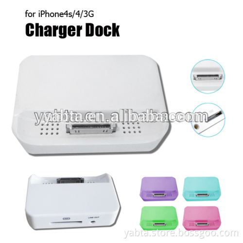 popular dock charger for iphone 4/4S, for charging and stand